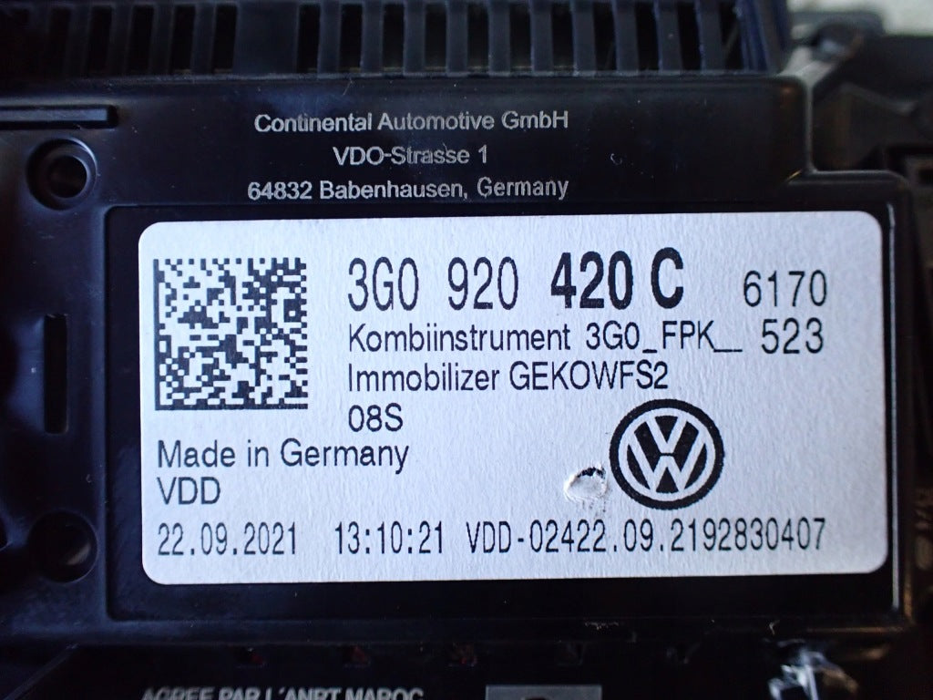 Odometer Gauges VW Atlas Cross Sport Atlas 2022