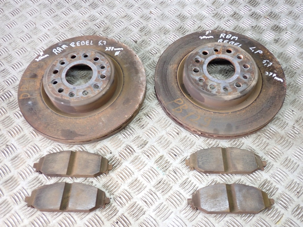 Front Discs Pads Set MOPAR Dodge RAM 2019-