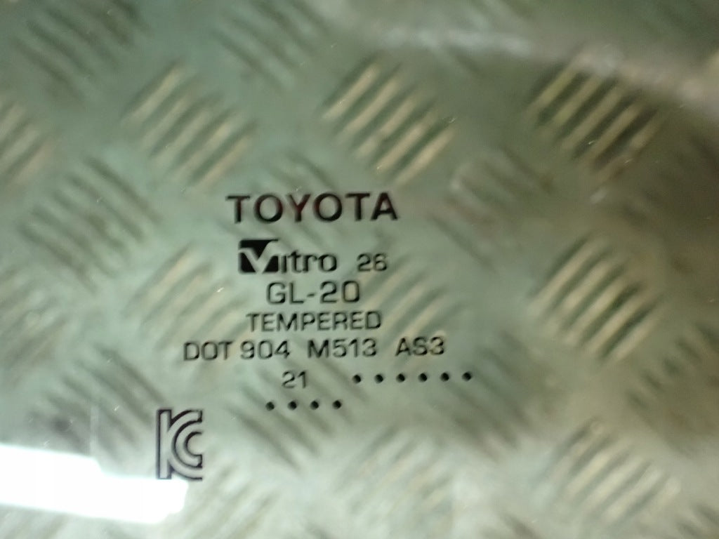 Szyba Drzwi Lewa Tylna Lewy Tył Toyota Sienna XL40 2021-