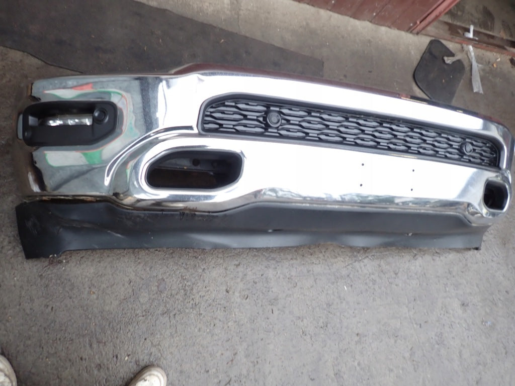 Chrome Front Bumper 6x Pdc Harness Set with Beam Damaged Dodge Ram V 19-