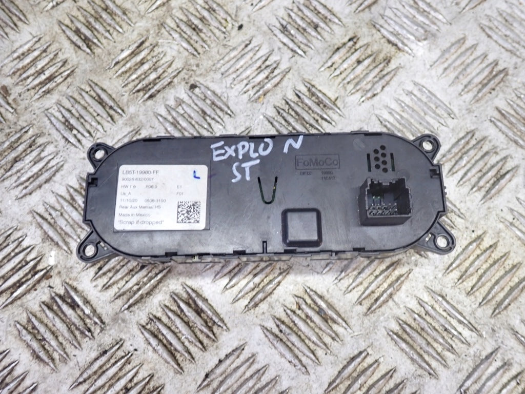 Rear Air Conditioning Panel Ford Explorer 2020-