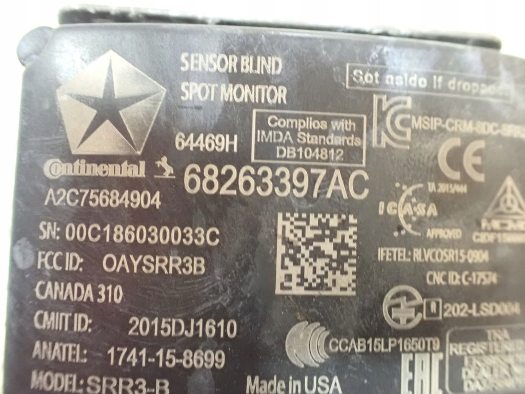 Sensor Martego Pola Radar Tylny Blind Spot Dodge Ram V Crew Cab 2019-