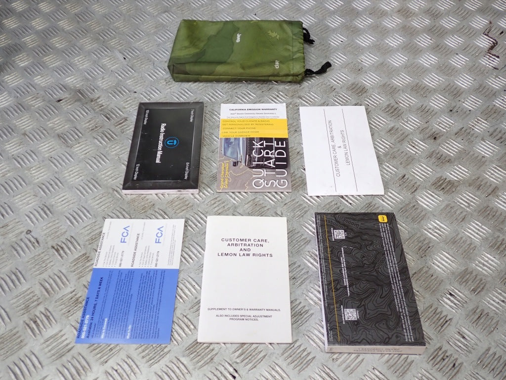 Manual, Service Booklet, Cover Set Jeep Grand Cherokee WL 4x4 21
