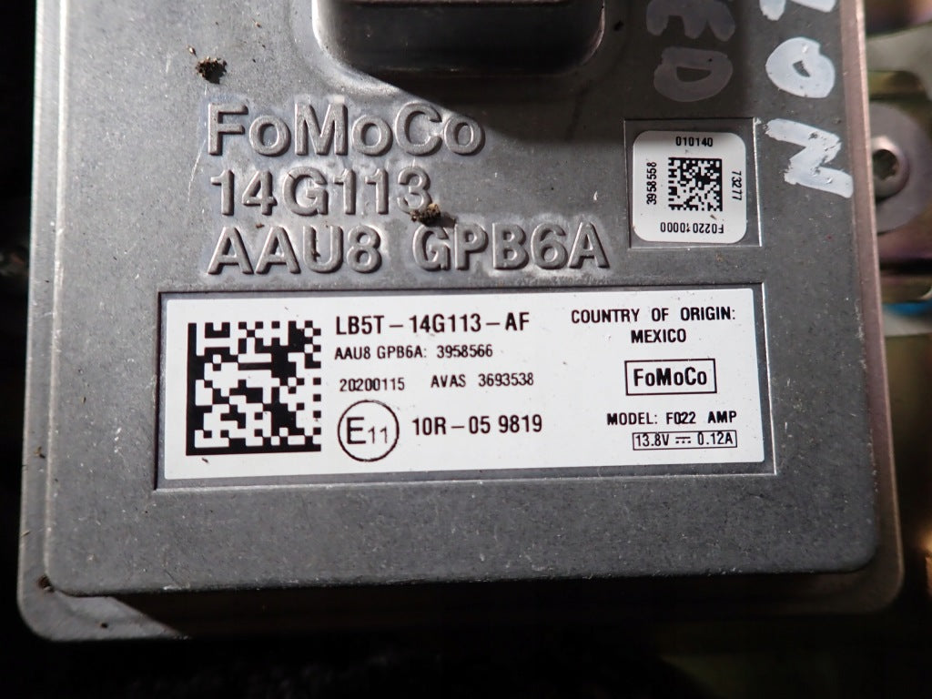 Pedestrian Alert Module Ford Explorer Lincoln Aviator 2020-