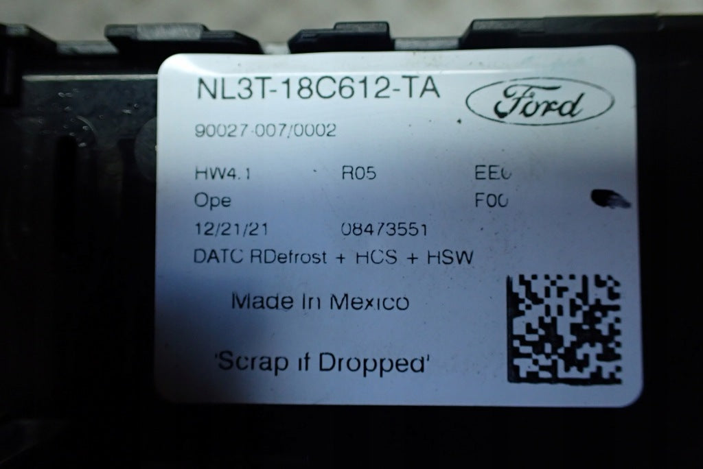 Panel Nawiewu Klimatyzacji Ford F150 2021-