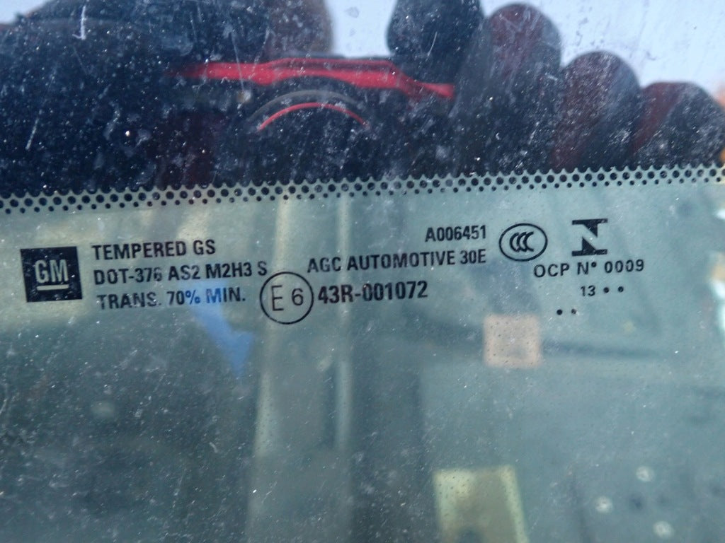 Szyba Karoseryjna Lewa Chevrolet Corvette C7 14-