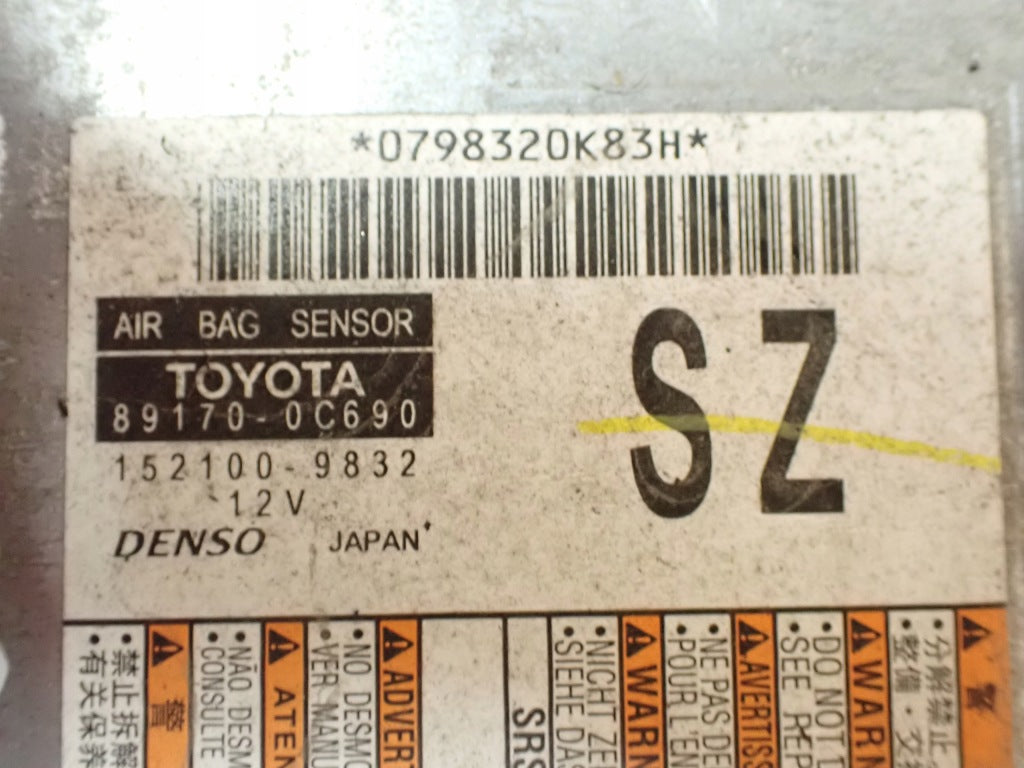 Moduł Sensor Poduszek Air Bag Toyota Tundra 2022-