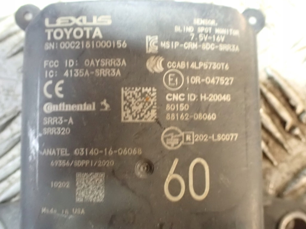 Radar Tylny Tył Blind Spot Czujnik Martwego Pola Toyota Sienna XL40 2021-