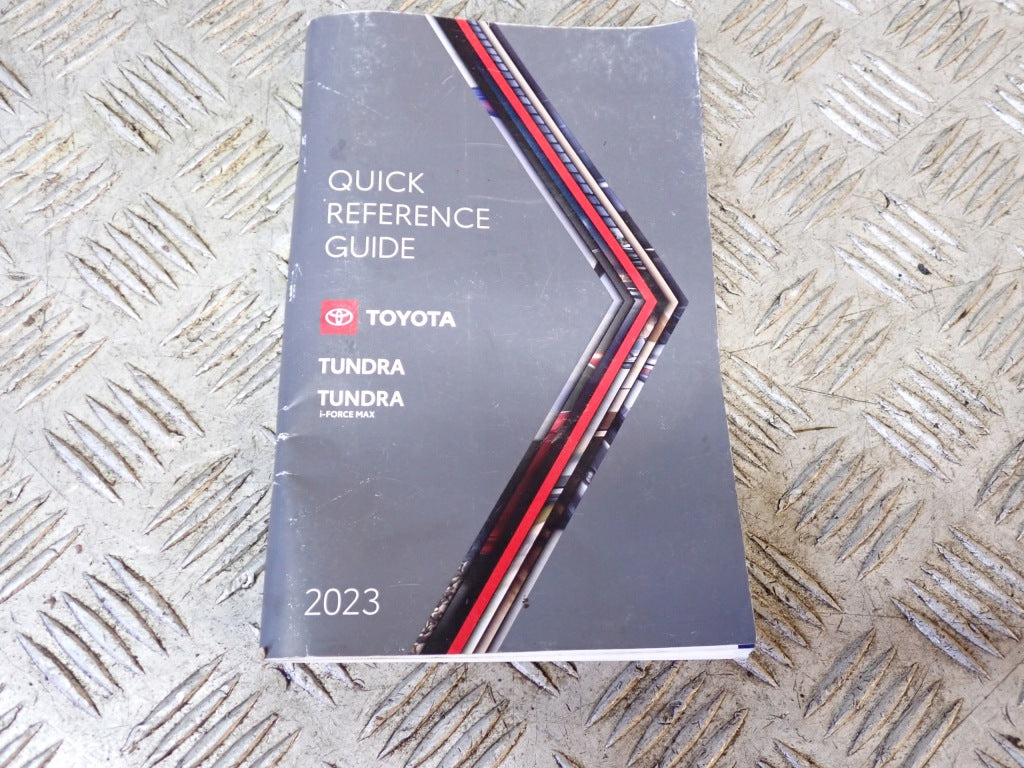 Instrukcja Obsługi Książka Serwisowa Toyota Tundra 2022-