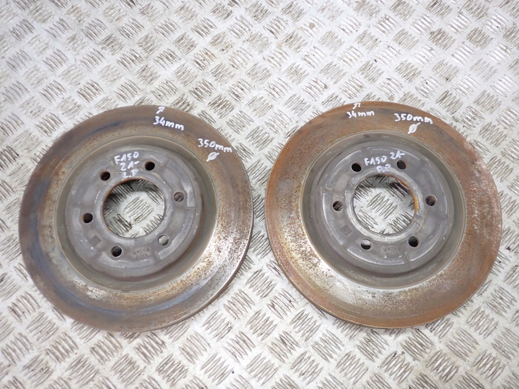 Front Brake Discs PAIR 350mm Ford F150 Lariat 2021-