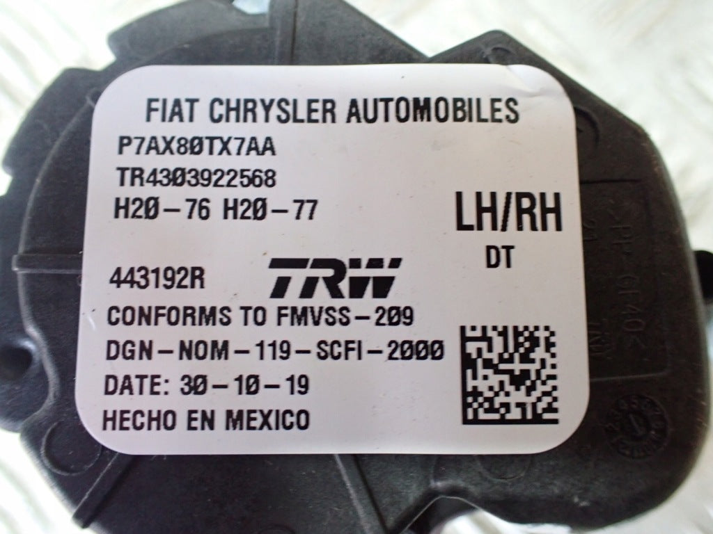Pas Bezpieczeństwa Tylny Tył Dodge RAM 5.7 2021