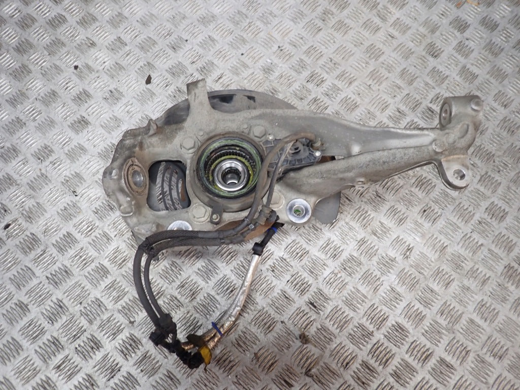 Zwrotnica prawa przednia do Ford F150 3.5 2021- z piastą, części samochodowe Autolandparts, widok na montaż i elementy.