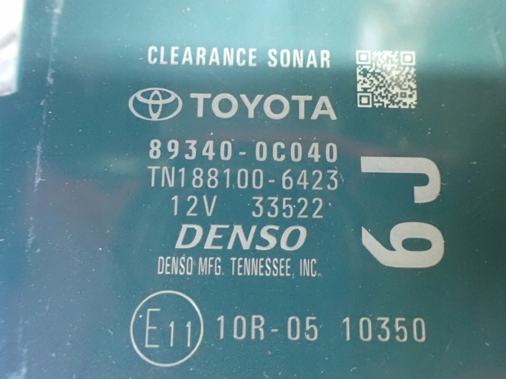Moduł Sterownik Wykrywania Pieszych Sonar Toyota Tundra Sequoia 2022-