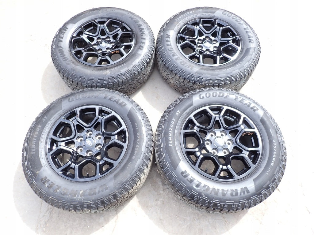 Wheels Alloy Rims 18 Tires Goodyear Wrangler AT 275/65R18 Ford F150 2025