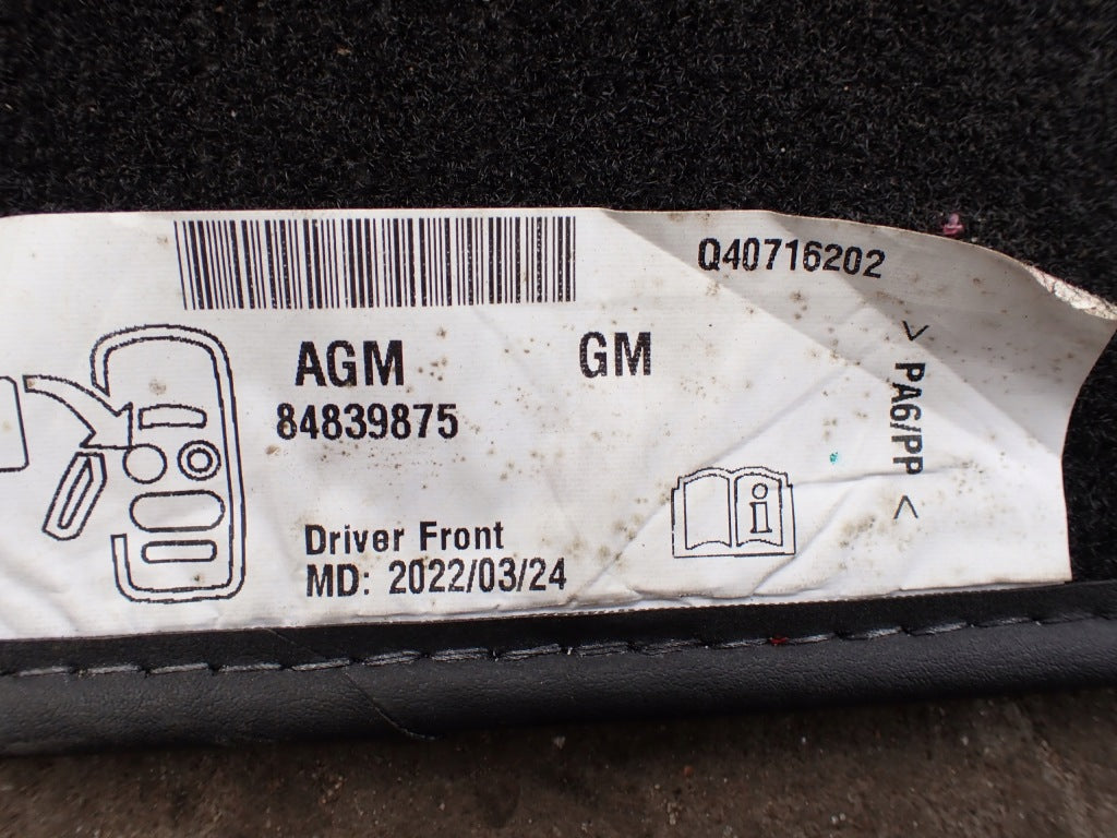 Dywaniki Welurowe Kpl. Chevrolet Corvette C8 2020-