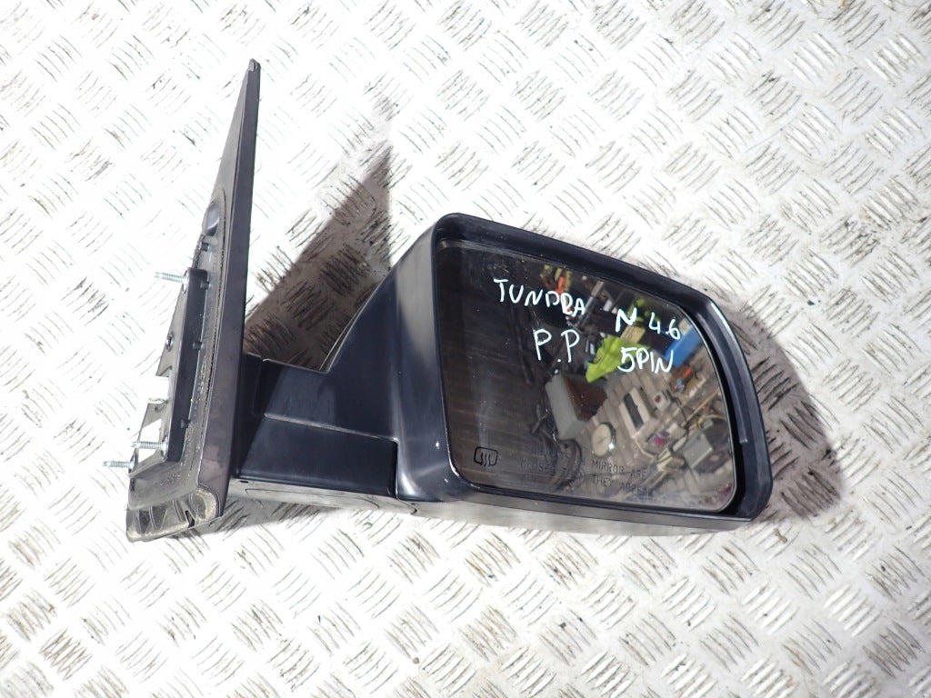 Right Front Mirror 5 PIN Chrome Toyota Tundra 2014