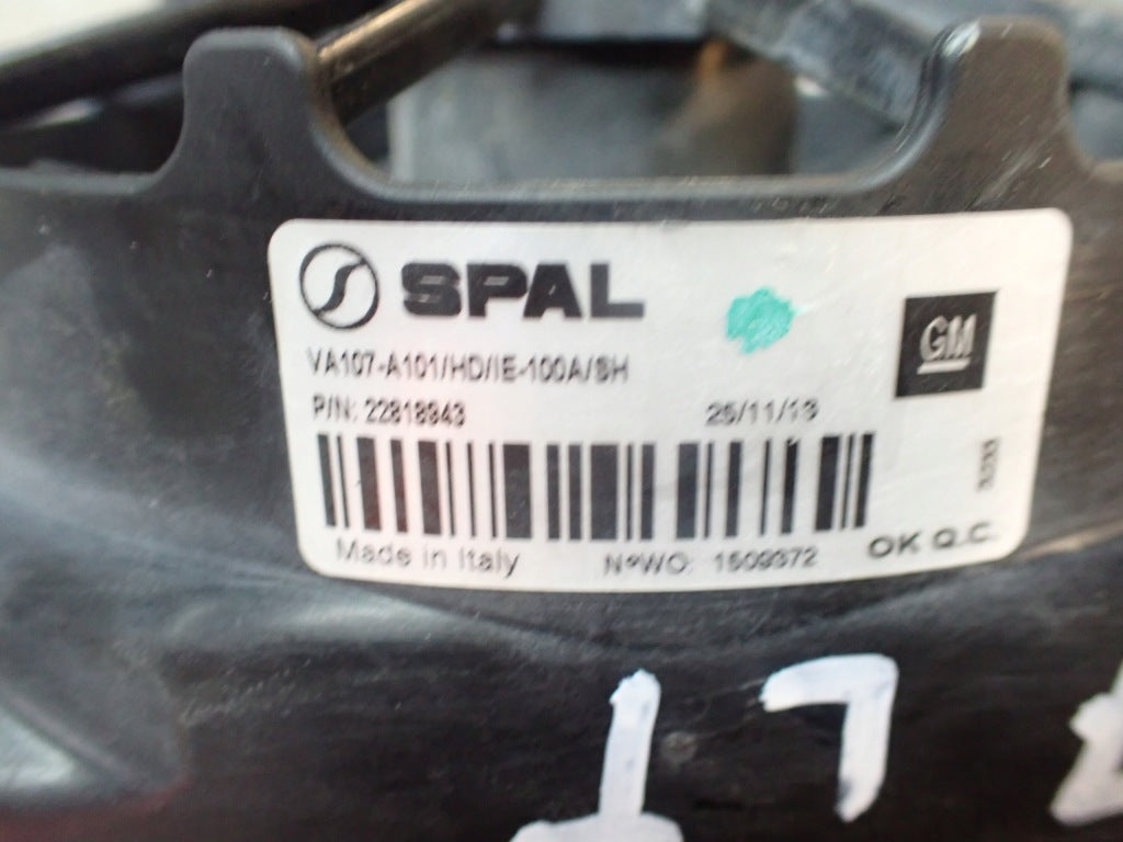 Radiator Oil Cooler Fan Chevrolet Corvette C7 2014-