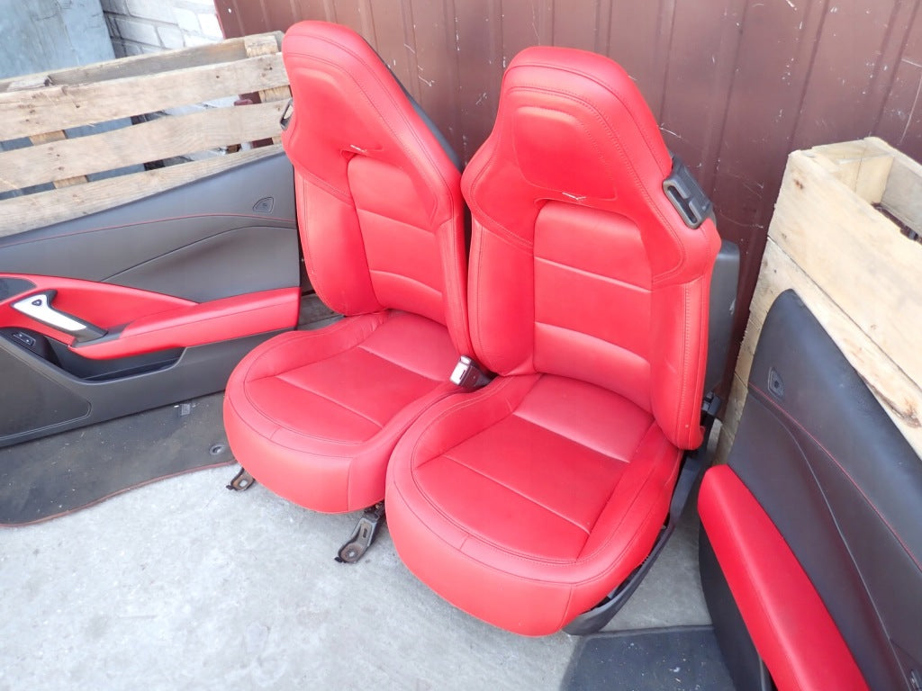 Tapicerka Fotele Chevrolet Corvette C7 2LT Z51 2016