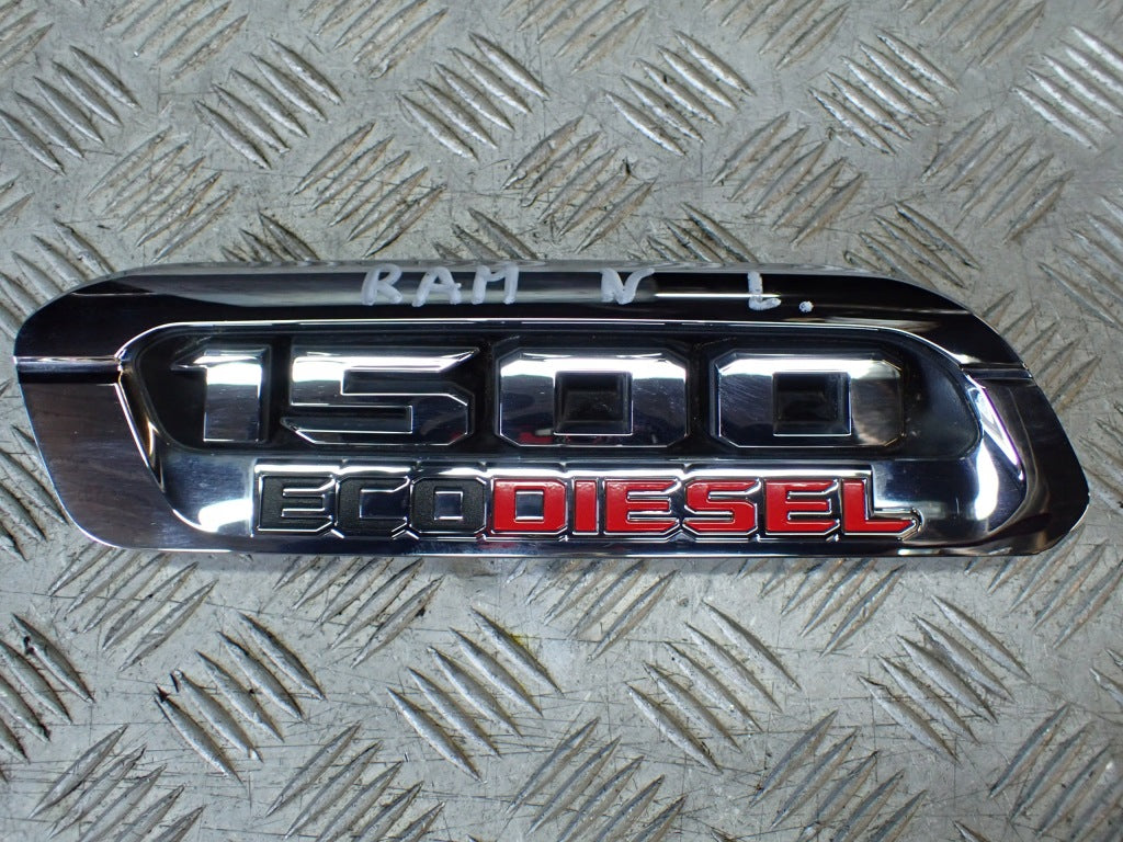 Chrome Hood Emblem Left Right Ecodiesel Diesel 3.0D Dodge RAM V 2019-
