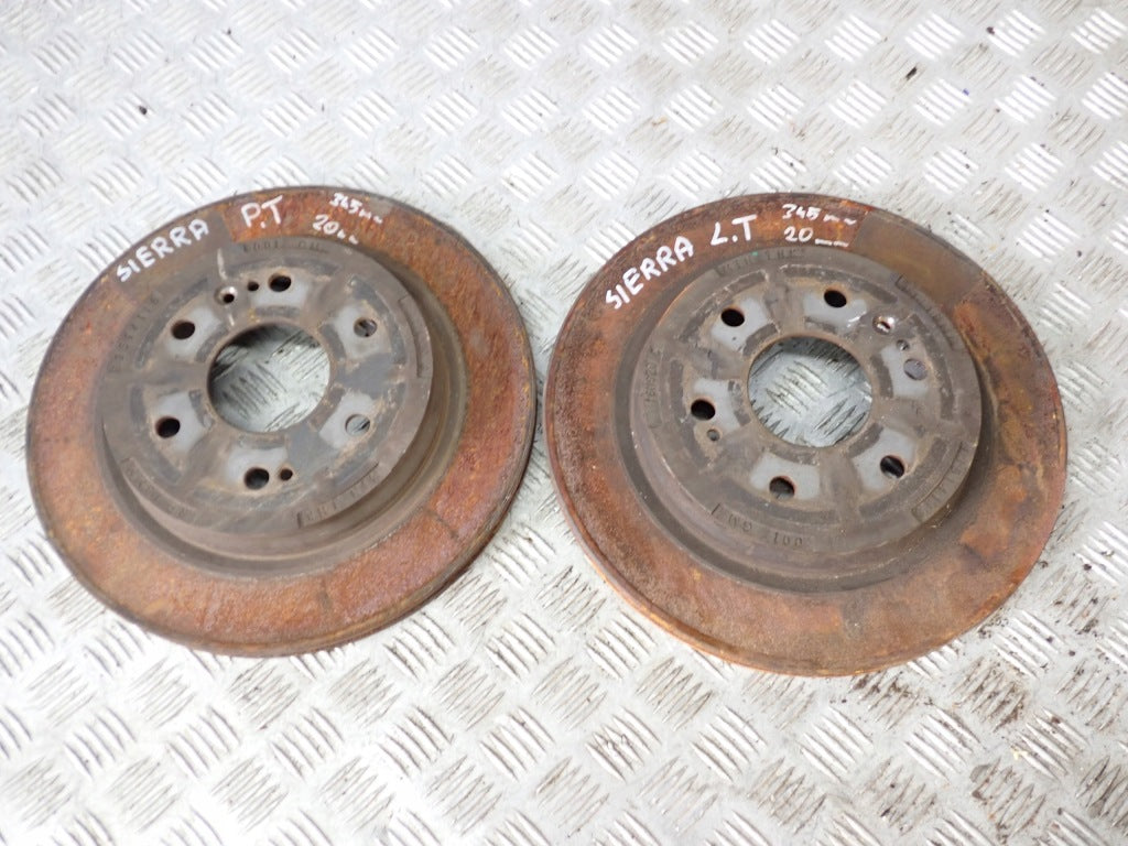 Rear Discs Rear 345mm Chevrolet Silverado Escalade Suburban Sierra 2019-