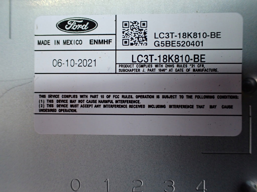 Radio Odbiornik Moduł Radia Ford F350 F250 P558 Crew Cab 2021