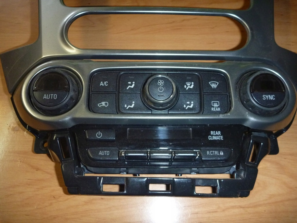 Tahoe Suburban Yukon 2015- Air Conditioning Panel