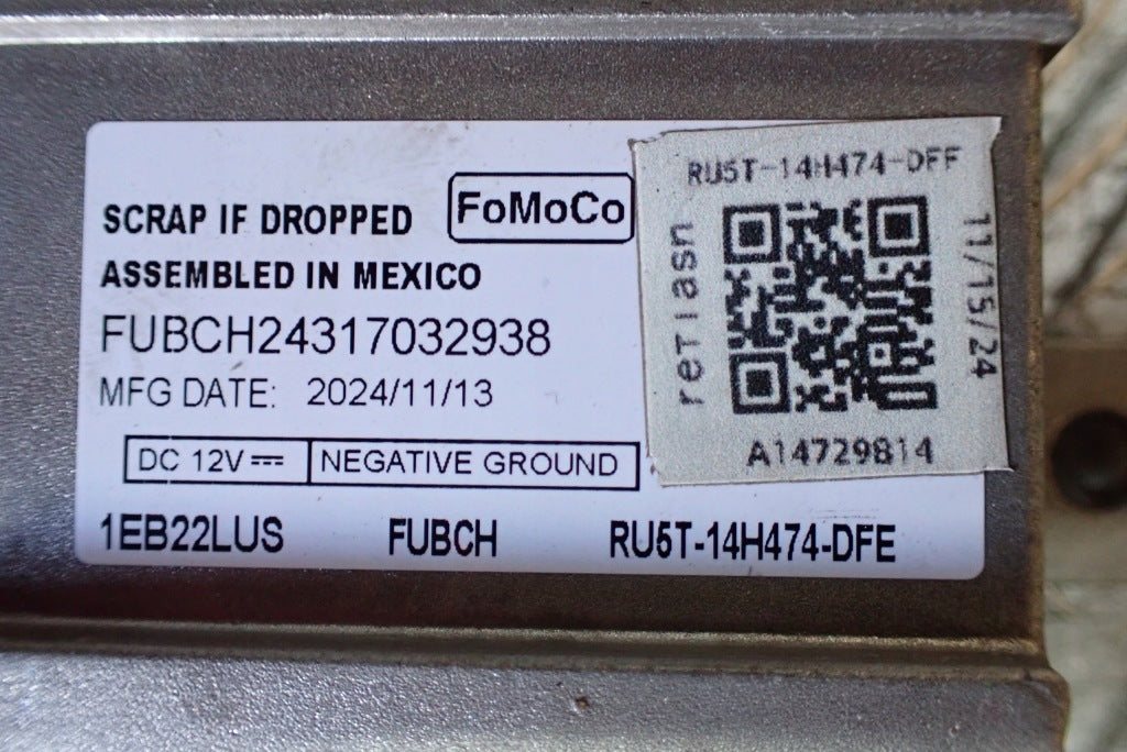 Gateway Control Module BCM ECU Ford F150 2024 LIFTING