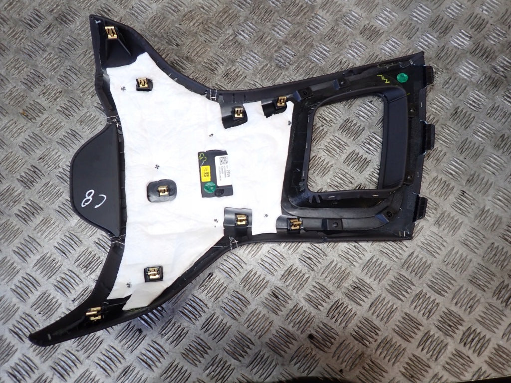 Cockpit Dashboard Gauge Cover Leather White Thread Chevrolet Corvette C8 20-