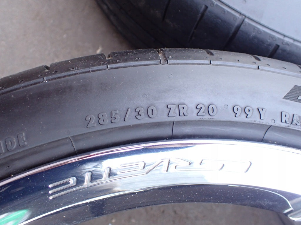 Wheels Alloy Rims 20 and 19 Tires Continental Chevrolet Corvette C7 2014-