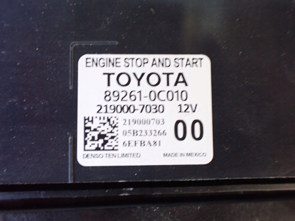Moduł Sterownik Silnika Stop & Start Toyota Tundra Sequoia 2022-