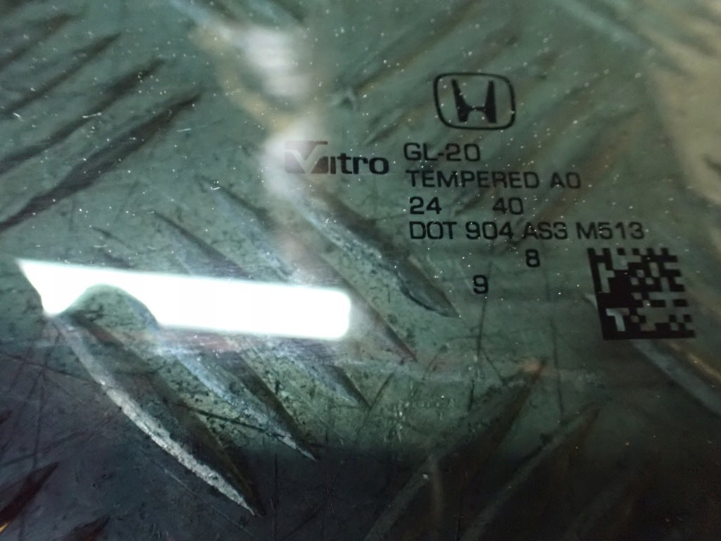Door Glass Left Rear Left Rear Honda Odyssey 2020