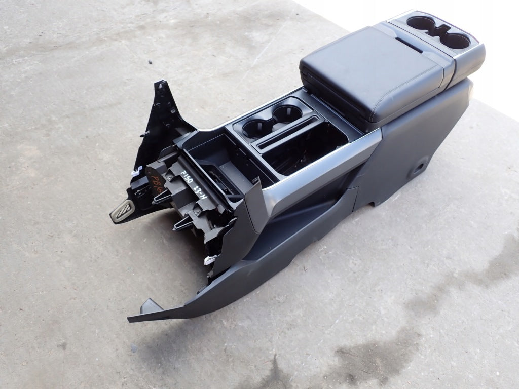 Tunel środkowy i podłokietnik do Ford F150 XLT 2025, rozkładany, czarny, z funkcją podnóżka, Autolandparts
