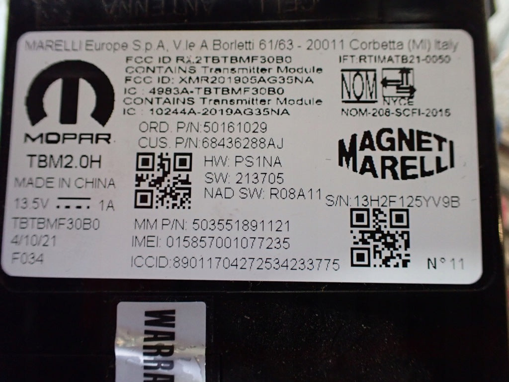 Moduł Bluetooth Komunikacji Jeep Grand Wagoneer WS 5.7 4x4 2023