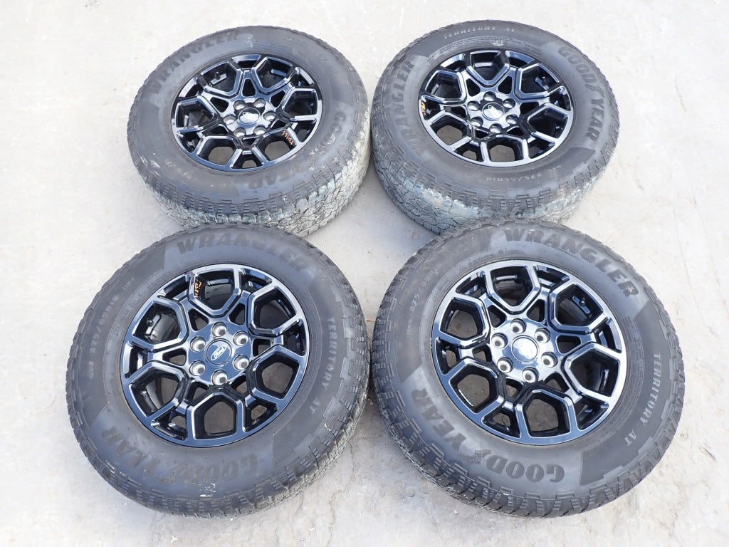 Alloy Wheels 18" Goodyear Wrangler AT Tires 275/65R18 Ford F150 2024
