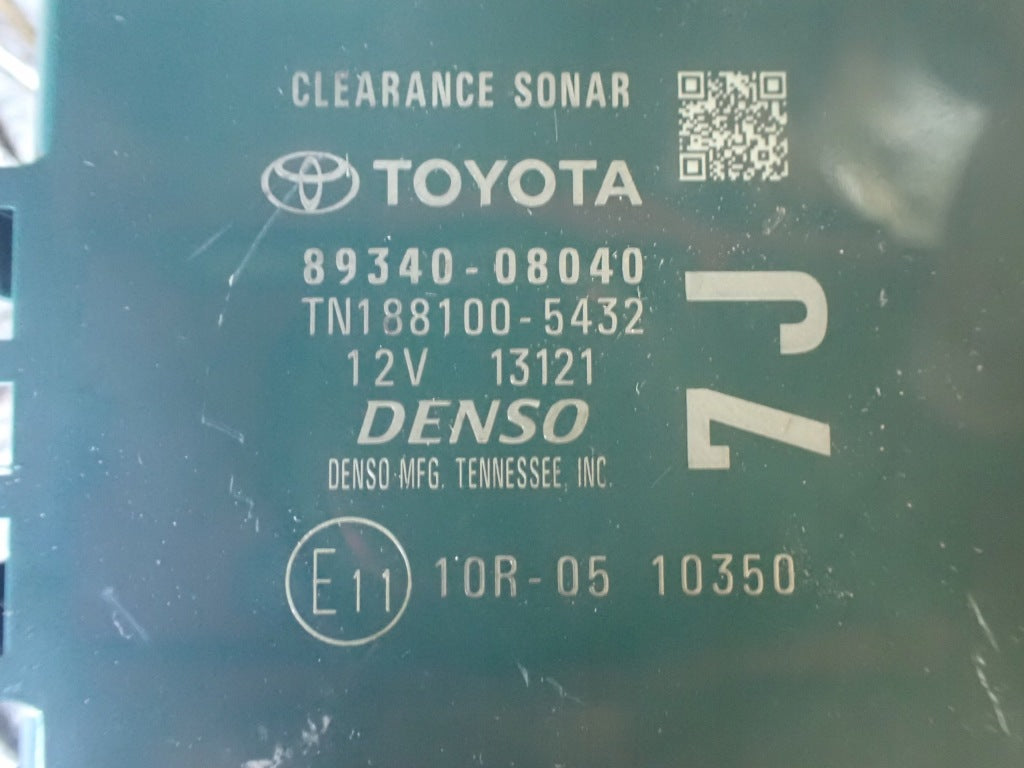 Moduł Sterownik SONAR Wykrywania Pieszych Toyota Sienna 2021