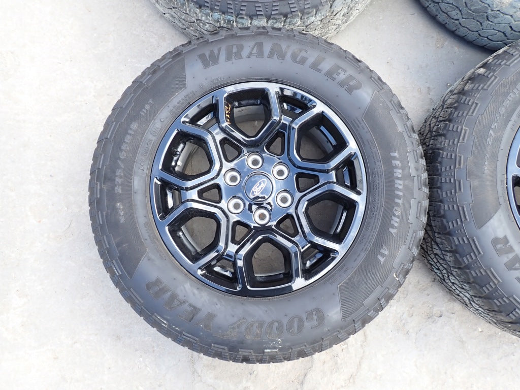 Alloy Wheels 18" Goodyear Wrangler AT Tires 275/65R18 Ford F150 2024
