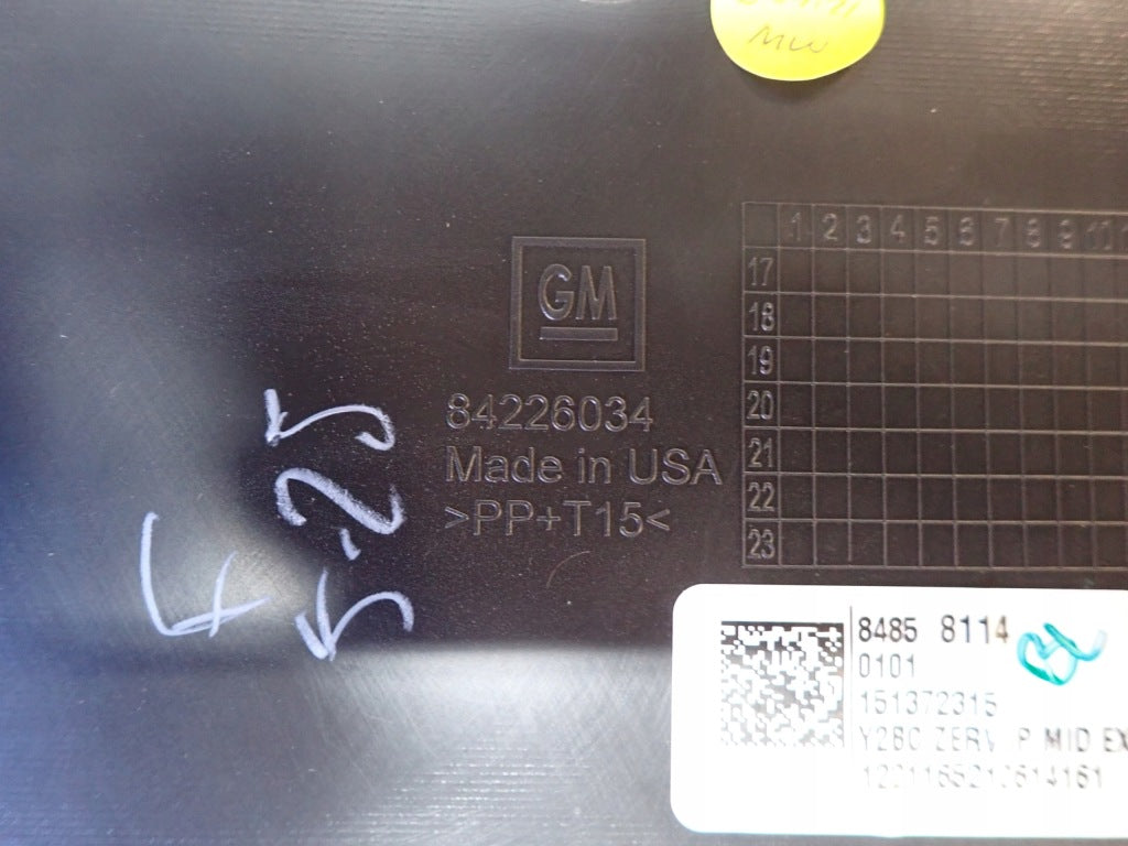 Cockpit Board Cover Trim Grille Chevrolet Corvette C8 2010-