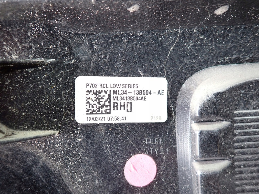 Right Rear Tail Light Ford F150 Super Cab 2021-