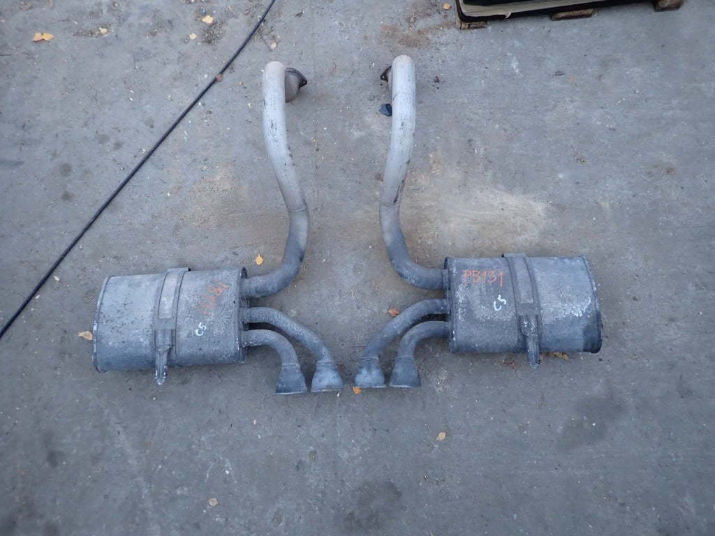 Left Right Rear Muffler Chevrolet Corvette C5