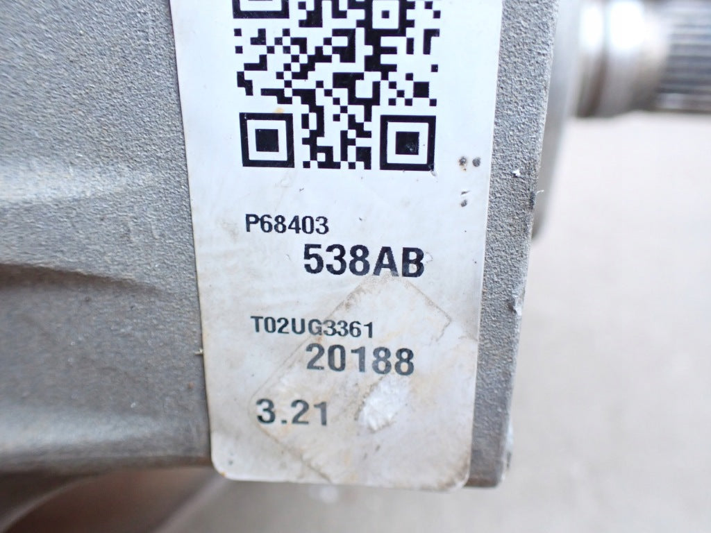 Rear Axle Differential Differential Rear 3.21 Jeep Wagoneer Grand WS 5.7 2022-