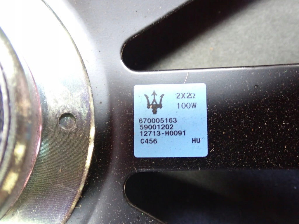 Speakers Amplifier Bowers &amp; Wilkins Rear Shelf Maserati Quattroporte 2014