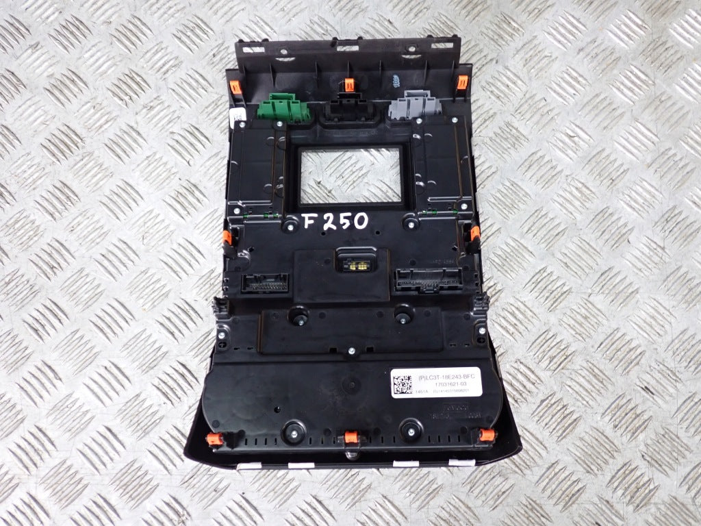 Panel klimatyzacji radia Ford F-150, F-250, F-350 Super Duty 2021, Autolandparts, widok z góry, nowy oryginalny element.