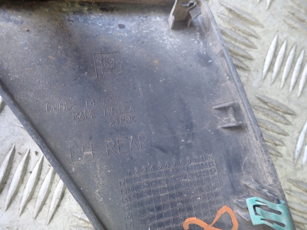 Rear Fender Cover Rear Mud Flap Chevrolet Corvette C7 2014-
