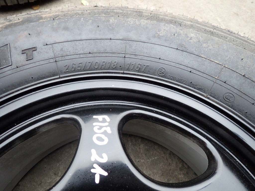Spare Wheel 18" Rim Spare Space Saver Tire 8mm Ford F150 2021