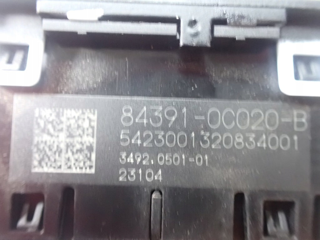 2022 Toyota Tundra Trailer Brake Control Panel