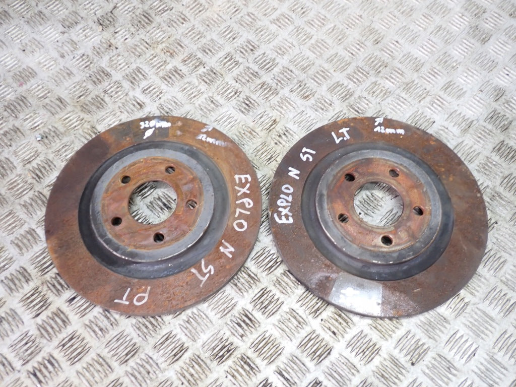 Tarcze Hamulcowe Tylne Tył PARA Ford Explorer ST 2020-