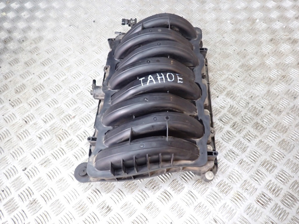 Chevrolet Tahoe Suburban L84 5.3 6.2 2021 intake manifold – Autolandparts, pictured: a metal engine component.