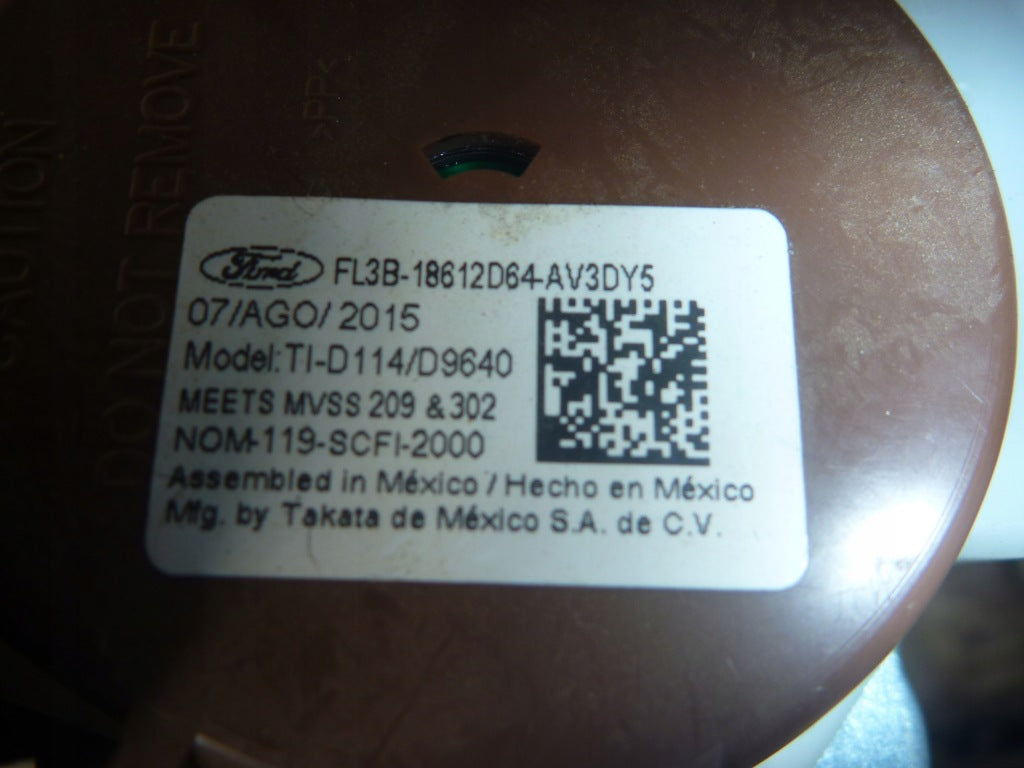 Front Seat Belt Pretensioner Ford F150 2015