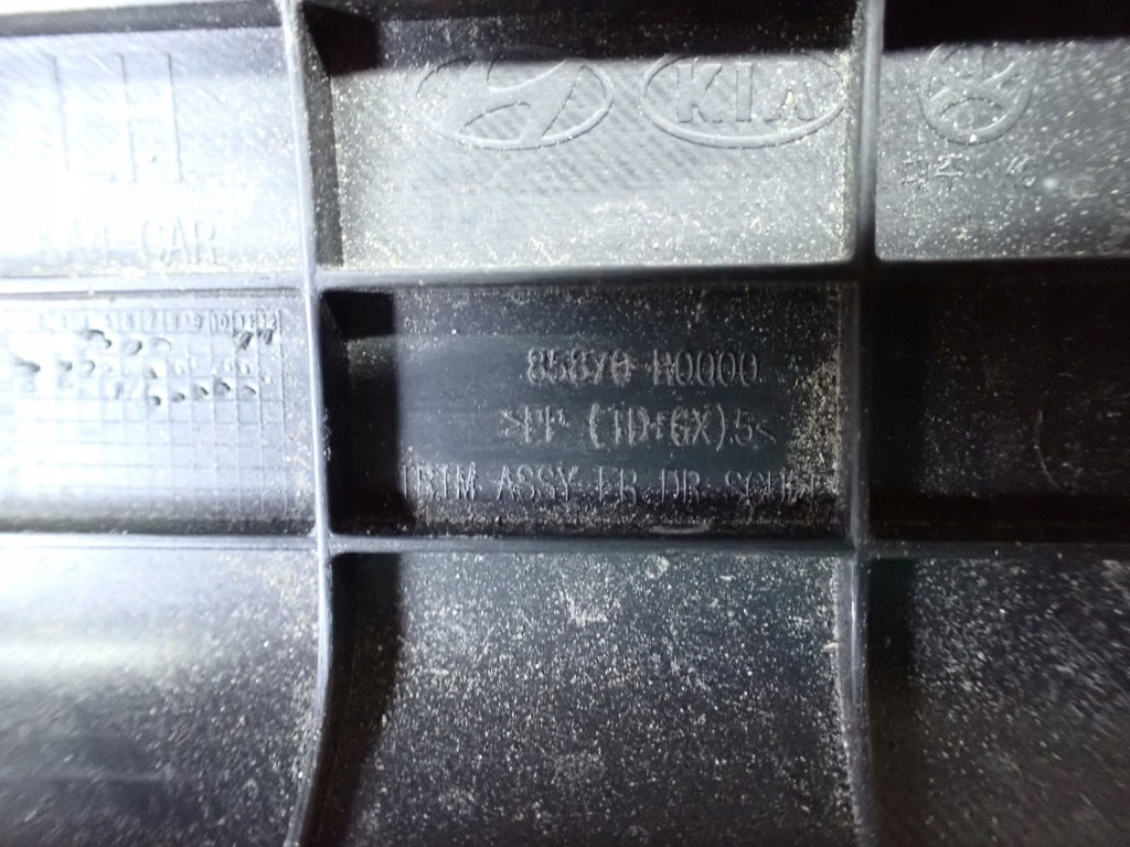Listwa Osłona Progu Lewa Przednia Kia Carnival LX 3.5 KA4 2020-