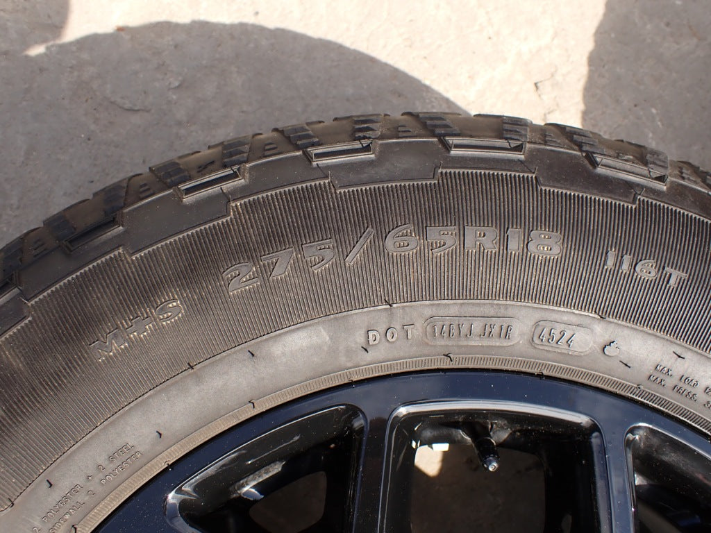 Alloy Wheels 18" Goodyear Wrangler AT Tires 275/65R18 Ford F150 2024